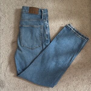 Madewell Light Blue “The Perfect Vintage Straight Crop Jeans”